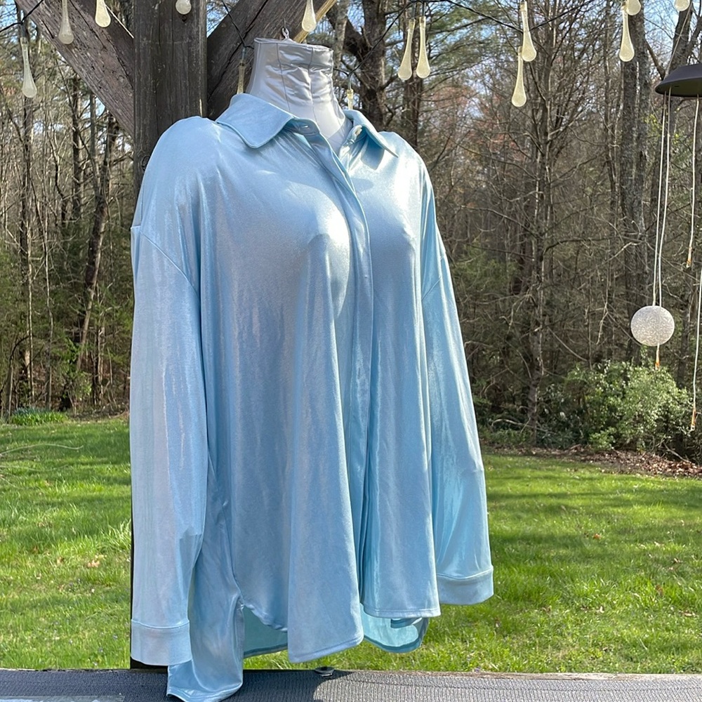 I.N.C. International Concepts Shimmering Blouse